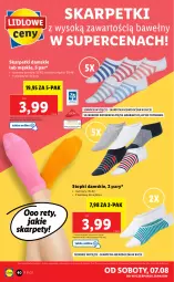 Gazetka promocyjna Lidl - GAZETKA - Gazetka - ważna od 07.08 do 07.08.2021 - strona 40 - produkty: Top, Sok, Karp, Skarpetki