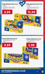 Gazetka promocyjna Lidl - GAZETKA - Gazetka - ważna od 07.08 do 07.08.2021 - strona 5 - produkty: Papier, Pastele olejne, Pociąg, O nas, Lazur, Olej, Fa