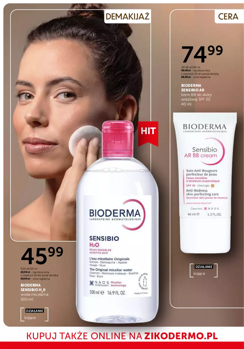 Gazetka promocyjna Ziko - Gazetka Ziko Dermo - ważna 29.01 do 11.02.2026 - strona 16 - produkty: Bioderma, Krem bb, Makijaż, Woda, Woda micelarna