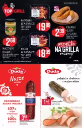 Gazetka promocyjna Stokrotka - Supermarket - Gazetka - ważna od 12.05 do 12.05.2021 - strona 10 - produkty: Polędwica, Top, Mus, Kiełbasa krakowska, Duda, Boczek, Grill, Kiełbasa, Musztarda, Kiełbasa śląska