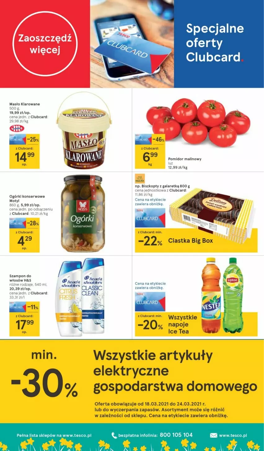 Gazetka promocyjna Tesco - Tesco gazetka - przyszły tydzień - ważna 18.03 do 24.03.2021 - strona 16 - produkty: Ciastka, Gala, Napoje, Pomidor malinowy, Szampon