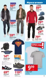 Gazetka promocyjna E Leclerc - Gazetka - ważna od 17.02 do 17.02.2024 - strona 5 - produkty: Buty, Kurtka, Czapka, T-shirt, Pasek, Torba, Pasek męski, Spodnie