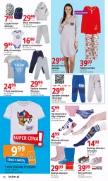 Gazetka promocyjna E Leclerc - Gazetka - ważna od 17.02 do 17.02.2024 - strona 6 - produkty: Top, Body, Buty, Karp, Kosz, Czapka, T-shirt, Rajstopy, Koszula, Dres, Slipy, Dzieci, Figi, Spodnie, Bluza, Spodnie dresowe, Piżama
