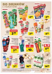 Gazetka promocyjna Carrefour - Gazetka Carrefour - Gazetka - ważna od 31.12 do 31.12.2022 - strona 15 - produkty: Sok, Mus, Gin, 7up, Pepsi max, Red Bull, Mirinda, Kosz, Pepsi, Fortuna, Schweppes, Muszynianka, Napój gazowany, Tymbark, Syrop, Owoce, Napój, Nektar, Fa