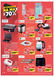 Gazetka promocyjna Carrefour - Gazetka Carrefour - Gazetka - ważna od 31.12 do 31.12.2022 - strona 30 - produkty: Piec, Odkurzacz, Top, Sok, Rum, Gra, Blender ręczny, Blender, Czajnik, Tefal, Zelmer, Dozownik, Grill, Szczoteczka, Fa