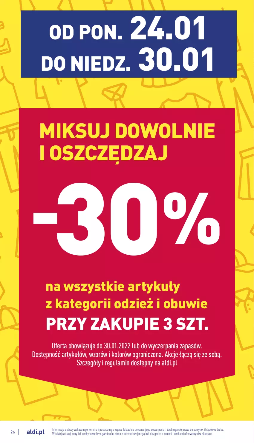 Gazetka promocyjna Aldi - Pełny katalog - ważna 24.01 do 30.01.2022 - strona 26 - produkty: Gra, Obuwie