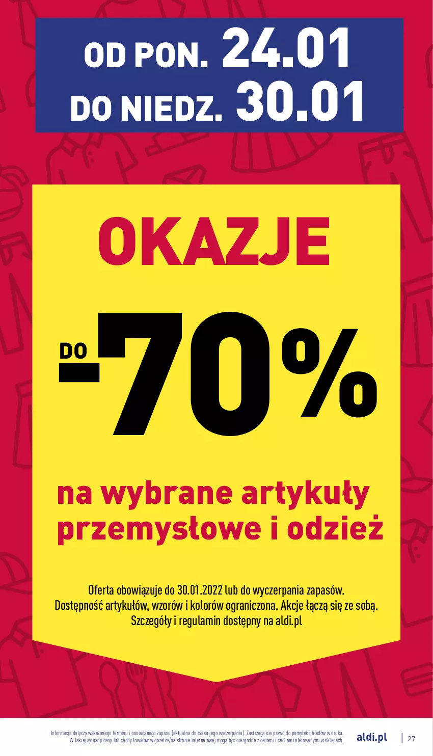 Gazetka promocyjna Aldi - Pełny katalog - ważna 24.01 do 30.01.2022 - strona 27 - produkty: Gra