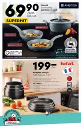 Gazetka promocyjna Biedronka - Okazje tygodnia - Gazetka - ważna od 30.11 do 30.11.2022 - strona 22 - produkty: Komplet naczyń, Garnek, Budzik, Ambition, Tefal, Patelnia, Kasza, Fa