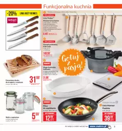 Gazetka promocyjna Makro - [Oferta promocyjna] Artykuły przemysłowe - Gazetka - ważna od 22.02 do 22.02.2021 - strona 3 - produkty: Makaron, Ser, Noż, Garnek, Tłuczek, Kuchnia, Deska do krojenia, Cedzak, Patelnia, Waga