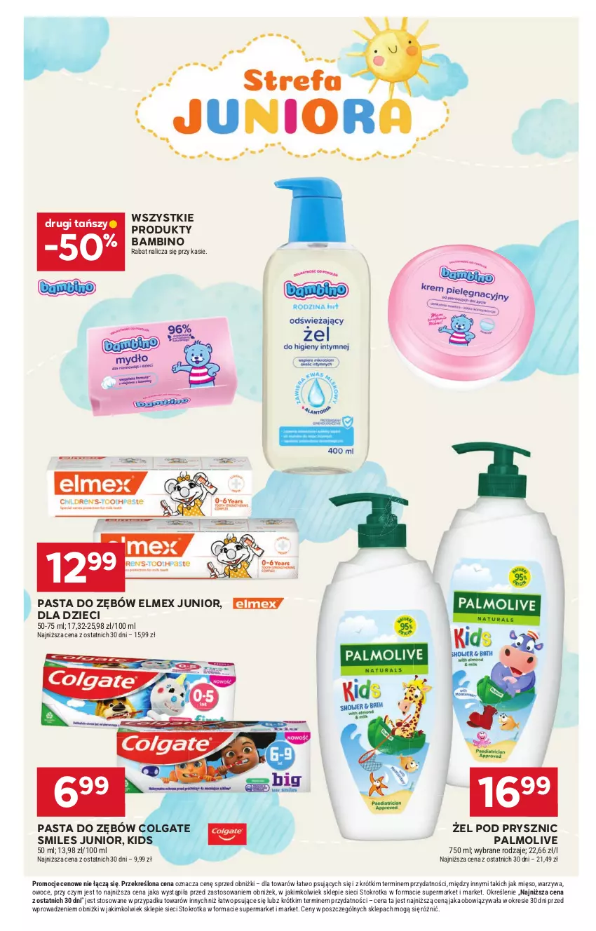 Gazetka promocyjna Stokrotka - Supermarket - ważna 09.10 do 15.10.2025 - strona 39 - produkty: Colgate, Dzieci, Elmex, LG, Mięso, Owoce, Palmolive, Pasta do zębów, Warzywa