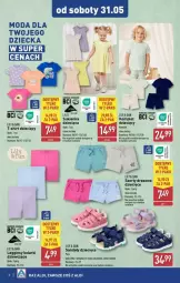 Gazetka promocyjna Aldi - Gazetka - ważna od 07.06 do 07.06.2025 - strona 15 - produkty: Gin, Szorty, Sandał, T-shirt, Dres, Wełna, Moda, Legginsy, Dzieci, Sukienka