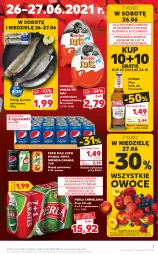 Gazetka promocyjna Kaufland - OFERTA TYGODNIA - Gazetka - ważna od 30.06 do 30.06.2021 - strona 3 - produkty: Piwa, Piwo, Gra, 7up, Pepsi max, Pstrąg tęczowy, Mirinda, Perła, Pepsi, Napój gazowany, Pstrąg, Ferrero, Owoce, Waga, Mango, Napój, Kinder