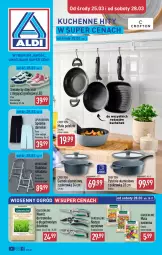Gazetka promocyjna Aldi - Artykuły przemysłowe i tekstylia - Gazetka - ważna od 28.03 do 28.03.2026 - strona 1 - produkty: Noż, Inka, Garnek, Sneakersy, Nożyce, Spodnie, Patelnia, Nawóz, Ogród, Fa