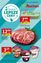 Gazetka promocyjna Auchan - Moje Auchan - Gazetka - ważna od 14.08 do 14.08.2024 - strona 1 - produkty: Ser, Jaja, Karkówka wieprzowa, Kotlet, Deser