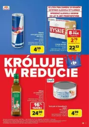 Gazetka promocyjna Carrefour - Gazetka - ważna od 01.03 do 01.03.2025 - strona 3 - produkty: Piwa, Red Bull, Kawa, Tyskie, Tuńczyk, Oliwa