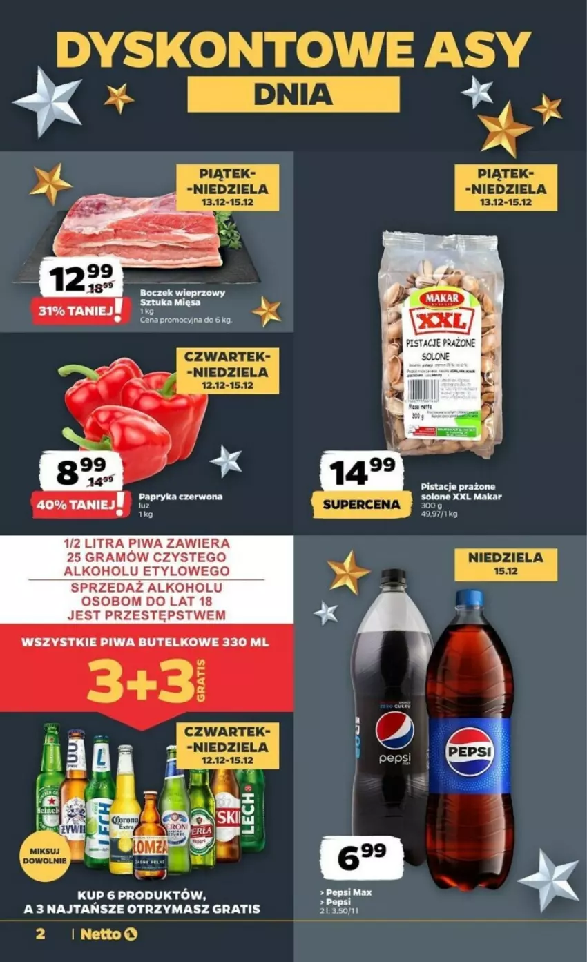 Gazetka promocyjna Netto - ważna 12.12 do 18.12.2024 - strona 12 - produkty: Dell, Gra, Papryka, Papryka czerwona, Piwa