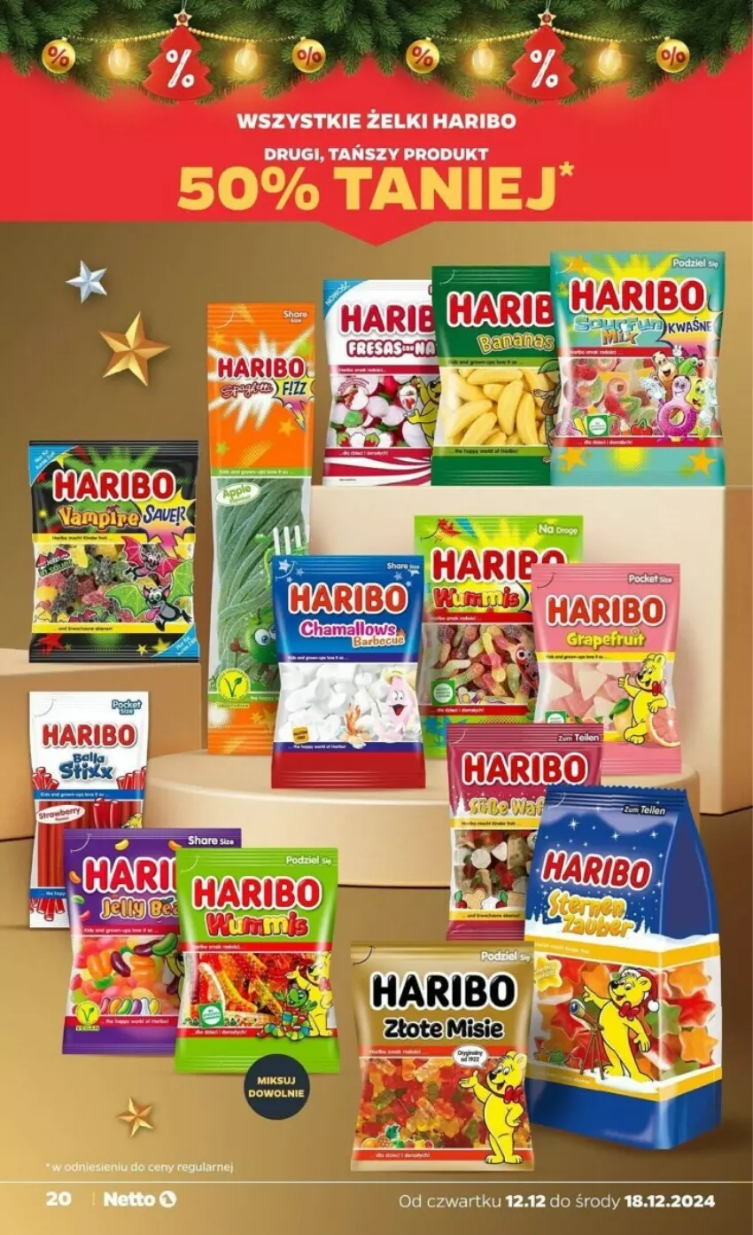 Gazetka promocyjna Netto - ważna 12.12 do 18.12.2024 - strona 13 - produkty: Haribo, Mus, Pasek