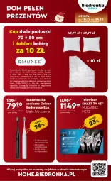 Gazetka promocyjna Biedronka - Okazje tygodnia Boze Narodzenie - Gazetka - ważna od 23.12 do 23.12.2023 - strona 35 - produkty: Gra, Kołdra, Kosz, Telewizor, Smart tv, Szczoteczka, Fa