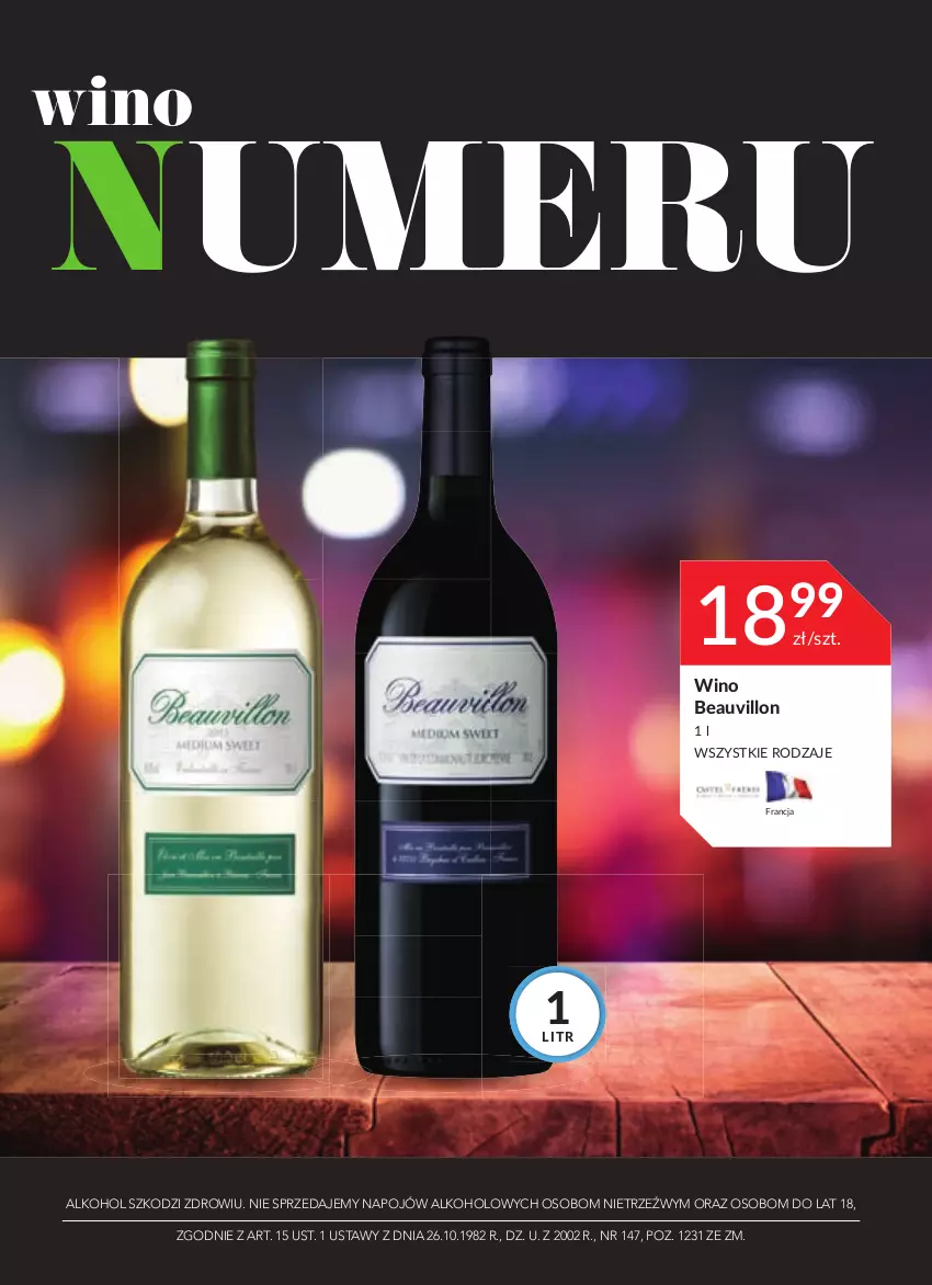 Gazetka promocyjna Stokrotka - Oferta alkoholowa - ważna 26.05 do 22.06.2022 - strona 15 - produkty: Wino