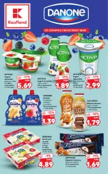 Gazetka promocyjna Kaufland - Oferta specjalna - Gazetka - ważna od 20.04 do 20.04.2022 - strona 1 - produkty: Jogurt naturalny, Ser, Gra, Danone, Jogurt owocowy, Jogurt, Danonki, Activia, Serek, Tonik, Napój mleczny, Baton, Fanta, Napój, Fa