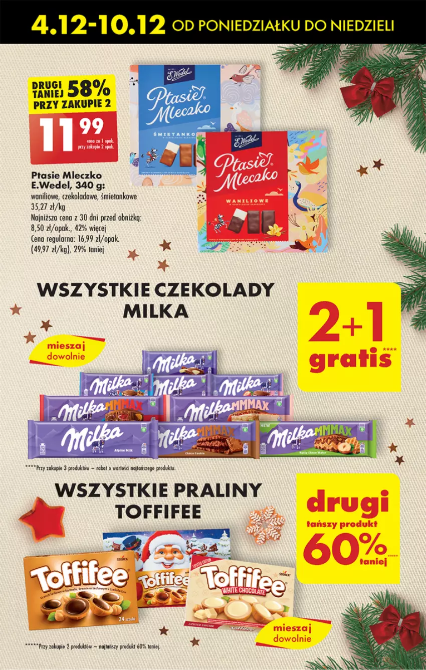 Gazetka promocyjna Biedronka - Od czwartku - ważna 07.12 do 13.12.2023 - strona 13 - produkty: Fa, Milka, Mleczko, Praliny, Ptasie mleczko, Toffifee