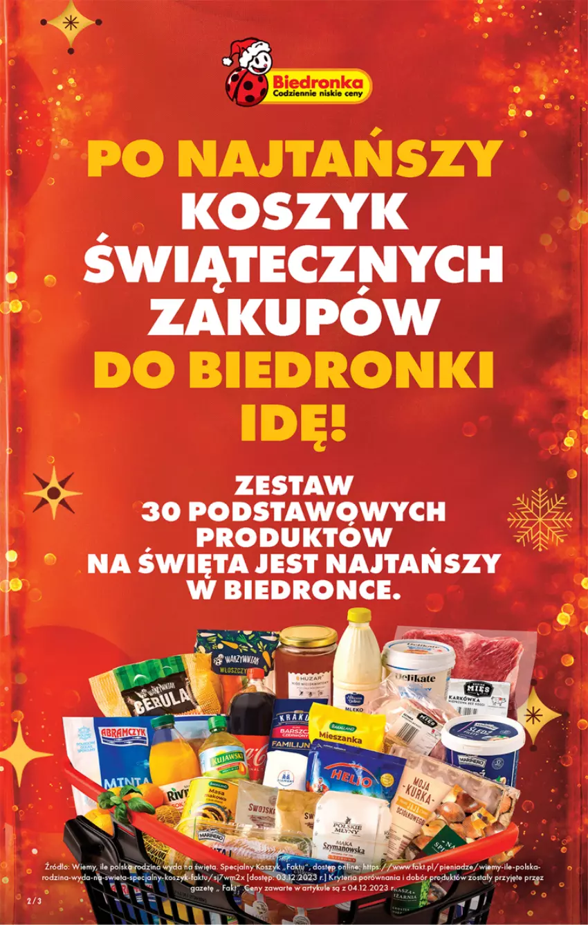 Gazetka promocyjna Biedronka - Od czwartku - ważna 07.12 do 13.12.2023 - strona 2 - produkty: Kosz