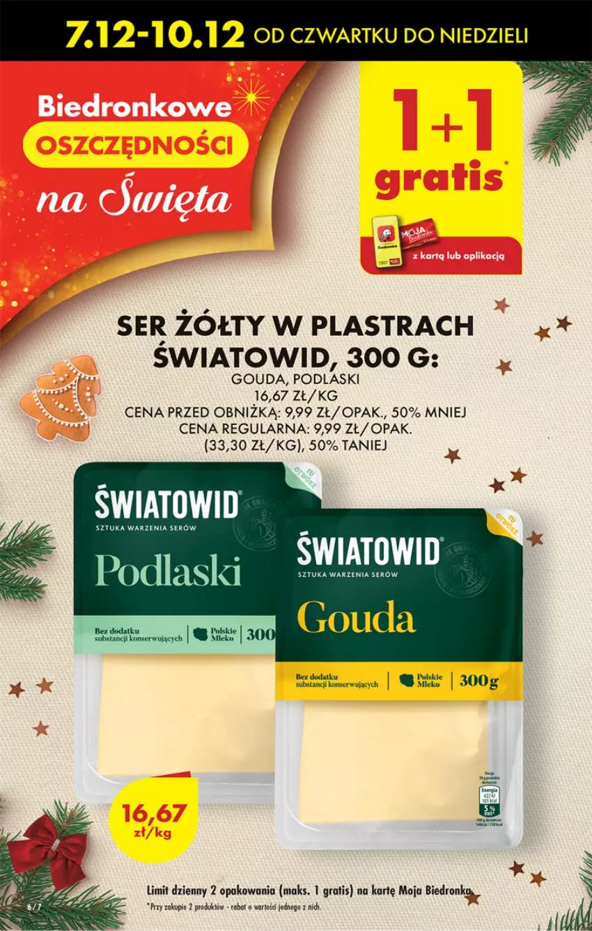 Gazetka promocyjna Biedronka - Od czwartku - ważna 07.12 do 13.12.2023 - strona 6 - produkty: Dell, Gouda, Gra, Podlaski, Ser