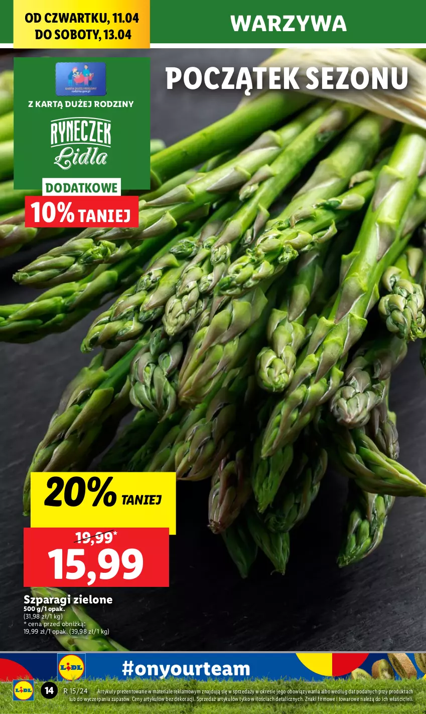 Gazetka promocyjna Lidl - GAZETKA - ważna 11.04 do 13.04.2024 - strona 16 - produkty: Chleb, Ser, Warzywa