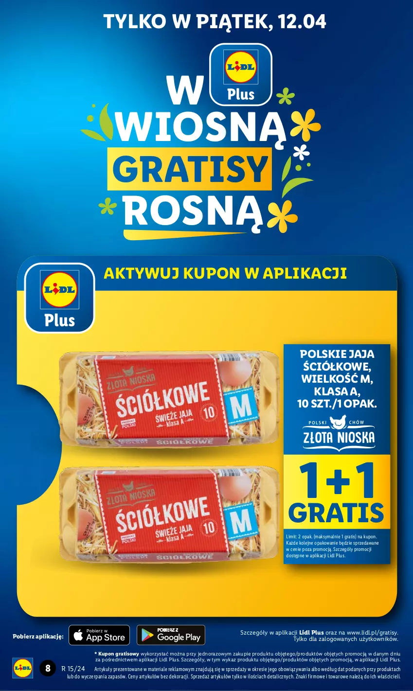 Gazetka promocyjna Lidl - GAZETKA - ważna 11.04 do 13.04.2024 - strona 8 - produkty: Gra, Jaja, Olej