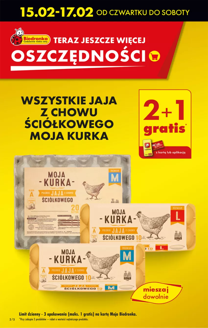 Gazetka promocyjna Biedronka - Od czwartku - ważna 15.02 do 21.02.2024 - strona 2 - produkty: Gra, Jaja