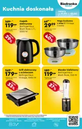 Gazetka promocyjna Biedronka - Od czwartku - Gazetka - ważna od 21.02 do 21.02.2024 - strona 69 - produkty: Blender, Czajnik, Ociekacz, Lack, Waga, Grill