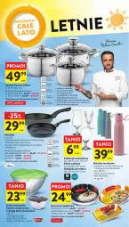 Gazetka promocyjna Intermarche - Gazetka Intermarche - Gazetka - ważna od 02.08 do 02.08.2023 - strona 36 - produkty: Halo, Top, Por, Miarka, Garnek, Uchwyty, LANA, Sałat, Szklanka, Kieliszek, Patelnia, Pokrywa, Miska