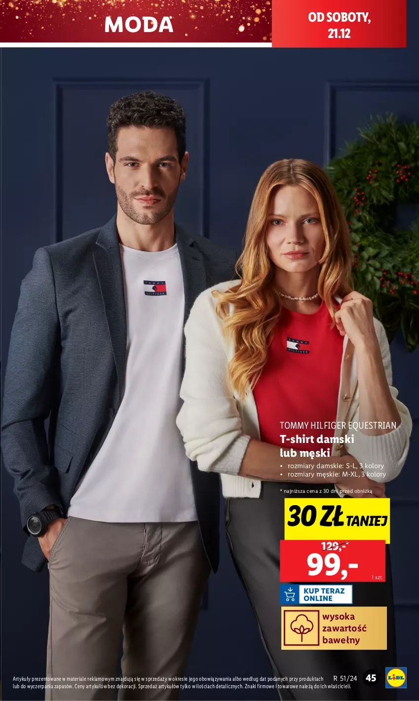 Gazetka promocyjna Lidl - GAZETKA - ważna 16.12 do 22.12.2024 - strona 49 - produkty: Moda, Sok, T-shirt