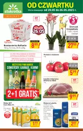 Gazetka promocyjna Stokrotka - Market - Gazetka - ważna od 26.05 do 26.05.2021 - strona 1 - produkty: Piwa, Lubella, Makaron, Gra, Somersby, Bell, Raffaello, Storczyk, Farm Milk, Ferrero, Bella, Karmi, Pomidory, Mleko, Fa