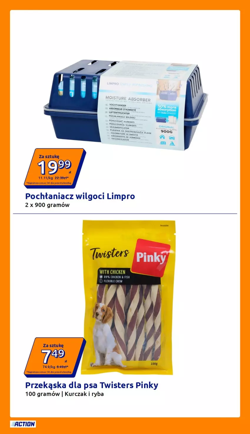 Gazetka promocyjna Action - Gazetka tydzień 42 2026 - ważna 14.10 do 20.10.2026 - strona 16 - produkty: Gra, Kurczak, LEGO, LG, Pochłaniacz wilgoci, Ryba, Tran