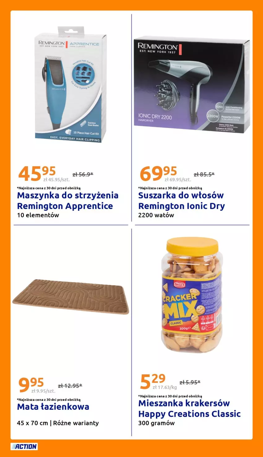 Gazetka promocyjna Action - Gazetka tydzień 42 2026 - ważna 14.10 do 20.10.2026 - strona 29 - produkty: Gra, Maszynka, Mata łazienkowa, Piec, Remington, Suszarka, Szynka