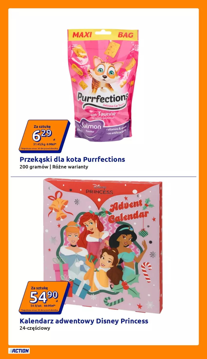 Gazetka promocyjna Action - Gazetka tydzień 42 2026 - ważna 14.10 do 20.10.2026 - strona 4 - produkty: Disney, Gra, Kalendarz, Kalendarz adwentowy, Przekąski dla kota, Pur
