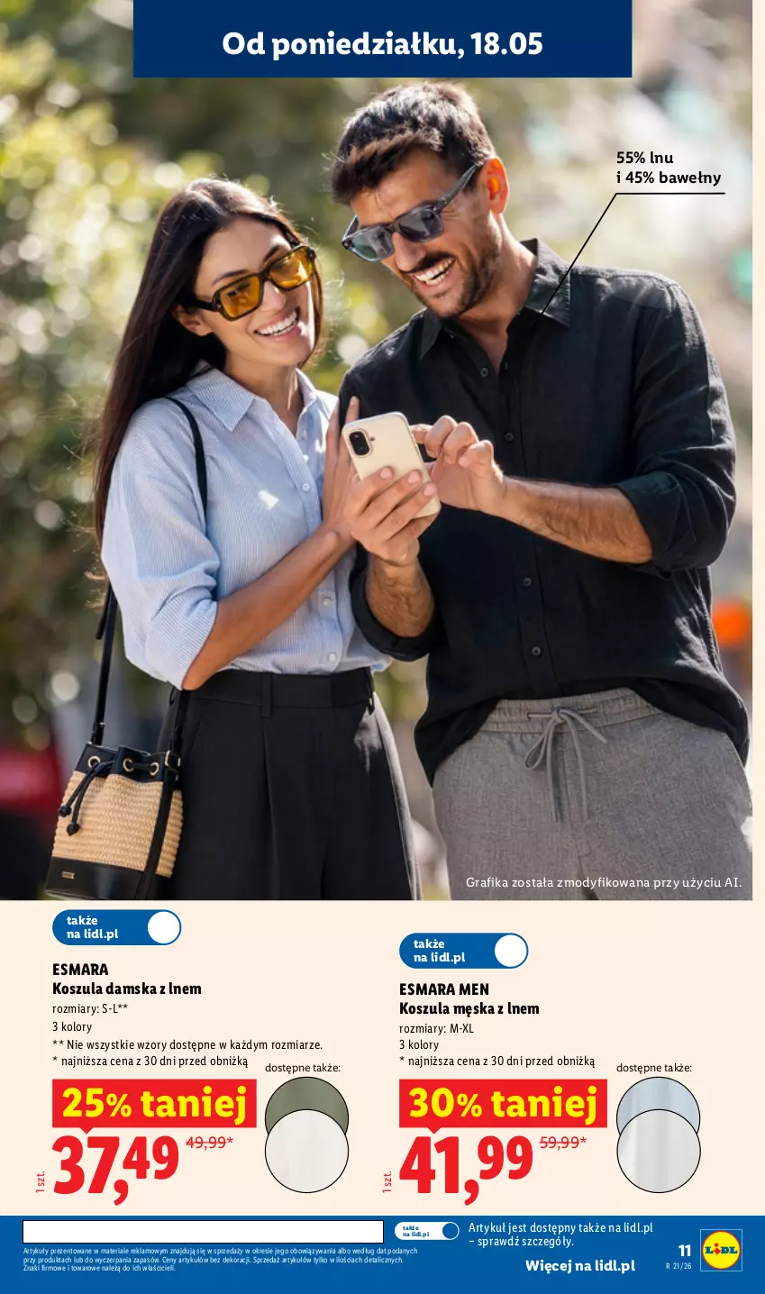 Gazetka promocyjna Lidl - Katalog ważny od 18.05 - ważna 18.05 do 23.05.2026 - strona 11 - produkty: Gra, Grafika, Kosz, Koszula
