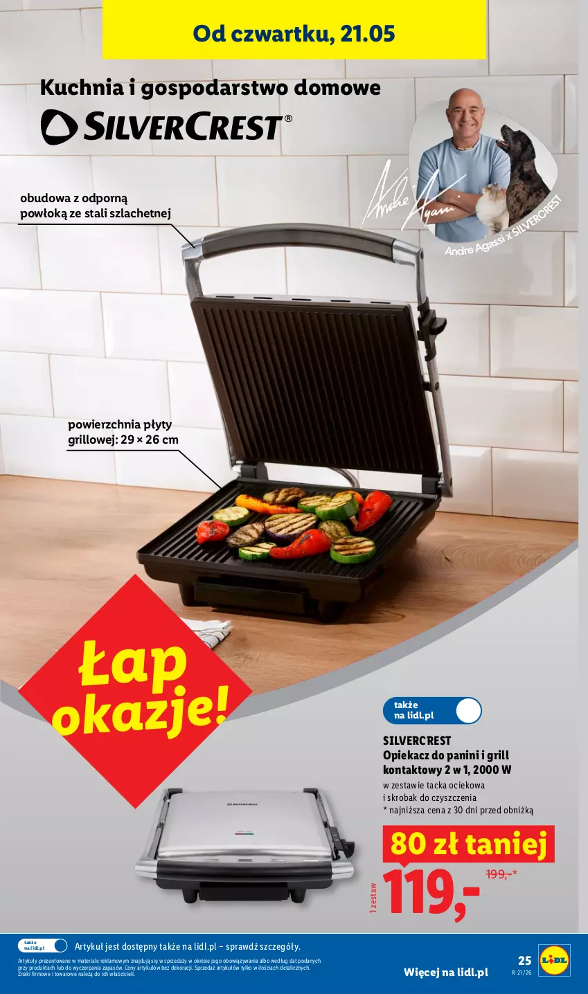 Gazetka promocyjna Lidl - Katalog ważny od 18.05 - ważna 18.05 do 23.05.2026 - strona 29 - produkty: Grill, Grill kontaktowy, Kuchnia, Por, Silvercrest