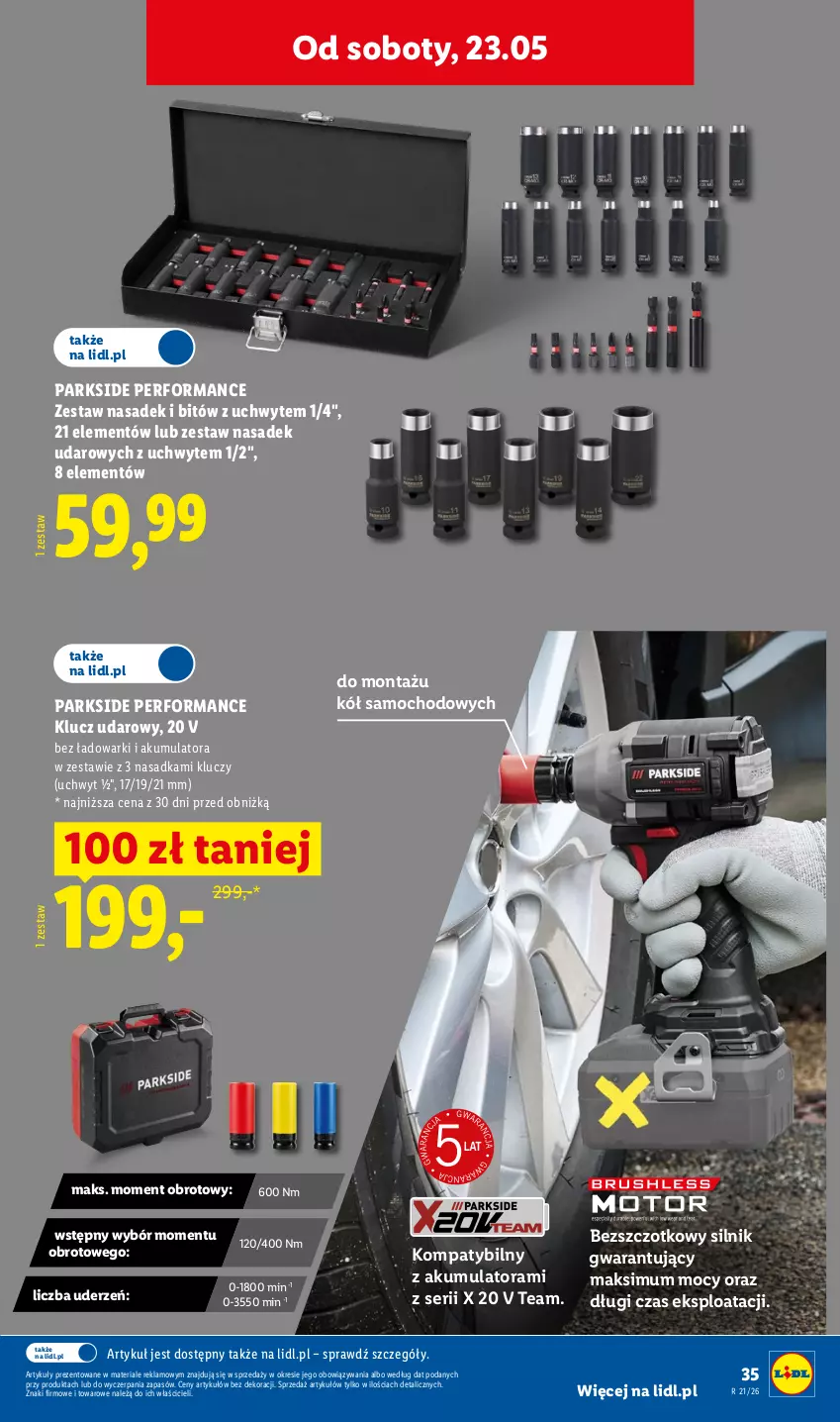 Gazetka promocyjna Lidl - Katalog ważny od 18.05 - ważna 18.05 do 23.05.2026 - strona 43 - produkty: Akumulator, Klucz udarowy, Parkside, Ser