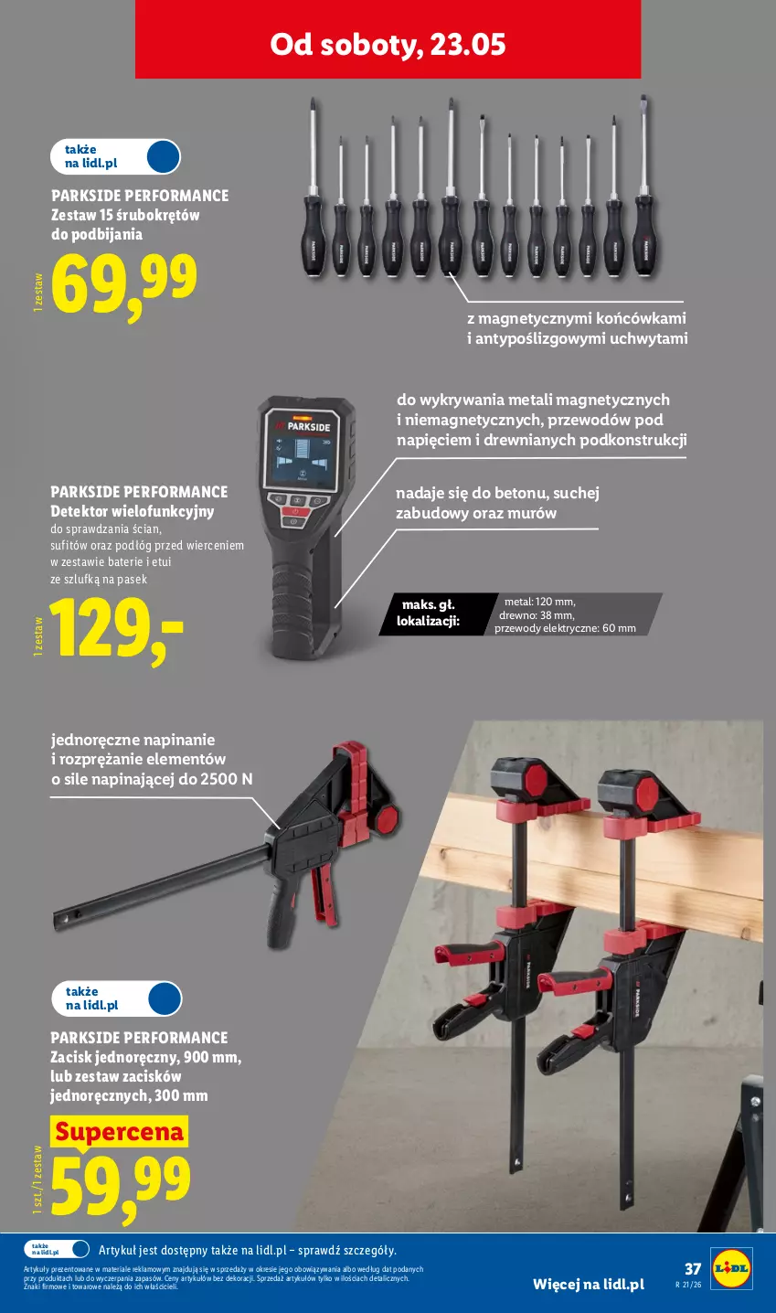 Gazetka promocyjna Lidl - Katalog ważny od 18.05 - ważna 18.05 do 23.05.2026 - strona 45 - produkty: Parkside, Pasek