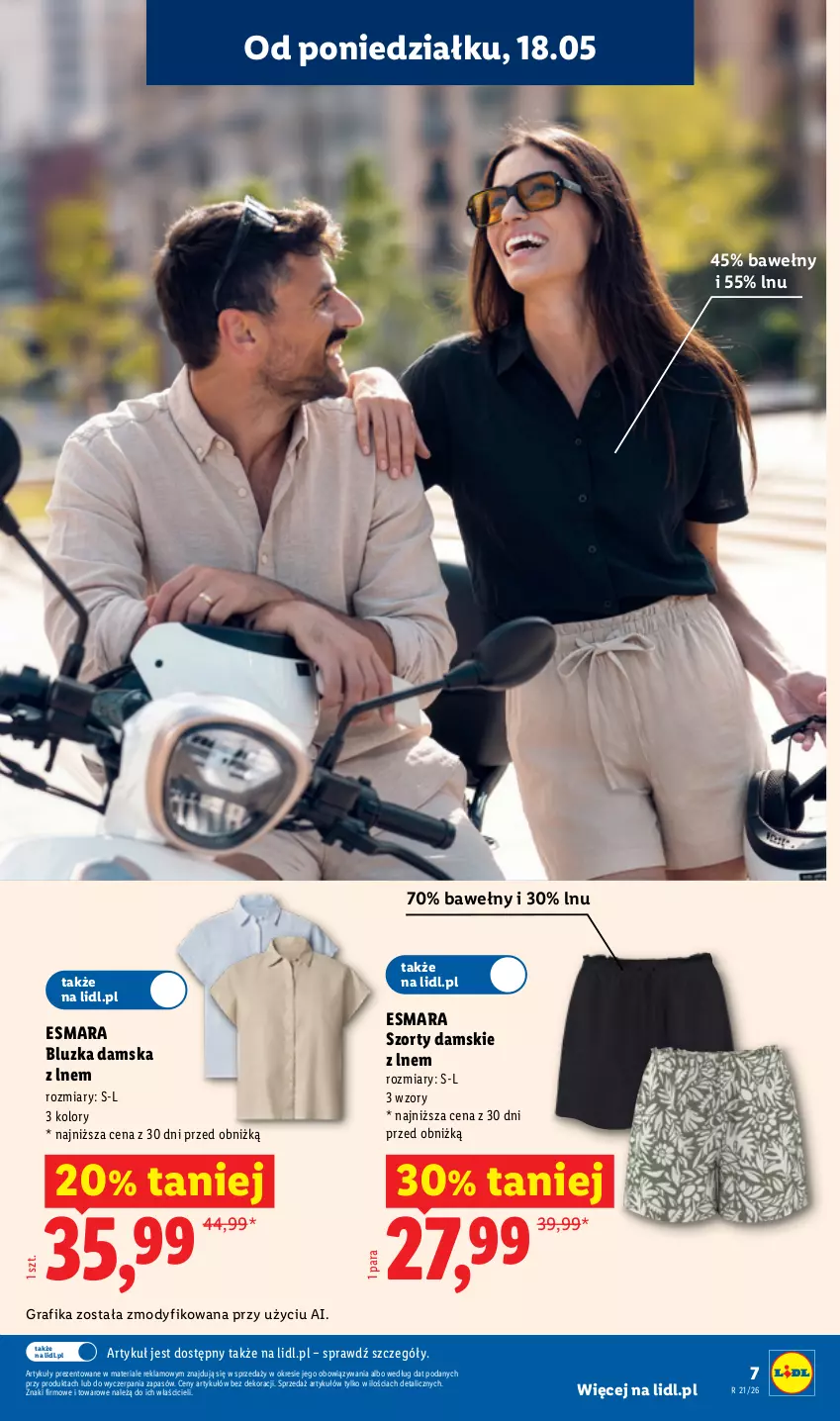 Gazetka promocyjna Lidl - Katalog ważny od 18.05 - ważna 18.05 do 23.05.2026 - strona 7 - produkty: Gra, Grafika, Szorty