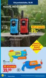 Gazetka promocyjna Lidl - Katalog ważny od 18.05 - Gazetka - ważna od 23.05 do 23.05.2026 - strona 22 - produkty: Ser, Tarka, Nerf, Latarka, Pistolet, Fa