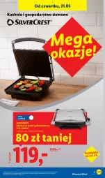 Gazetka promocyjna Lidl - Katalog ważny od 18.05 - Gazetka - ważna od 23.05 do 23.05.2026 - strona 3 - produkty: Silvercrest, Grill kontaktowy, Kuchnia, Grill