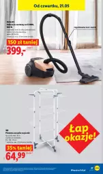 Gazetka promocyjna Lidl - Katalog ważny od 18.05 - Gazetka - ważna od 23.05 do 23.05.2026 - strona 31 - produkty: Odkurzacz, Ser, Philips, Szczotka, Suszarka, Suszarka na pranie, Dywan
