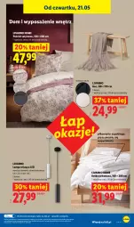 Gazetka promocyjna Lidl - Katalog ważny od 18.05 - Gazetka - ważna od 23.05 do 23.05.2026 - strona 35 - produkty: Koc, Ivar, Kołdra, Pościel, Lampa, Lampa wisząca