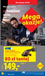 Gazetka promocyjna Lidl - Katalog ważny od 18.05 - Gazetka - ważna od 23.05 do 23.05.2026 - strona 4 - produkty: Parkside, Szlifierka kątowa, Szlifierka, Ogród, Akumulator