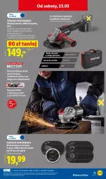 Gazetka promocyjna Lidl - Katalog ważny od 18.05 - Gazetka - ważna od 23.05 do 23.05.2026 - strona 41 - produkty: Parkside, Top, Ser, Szlifierka kątowa, Tarcza tnąca, Szlifierka, Akumulator