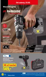 Gazetka promocyjna Lidl - Katalog ważny od 18.05 - Gazetka - ważna od 23.05 do 23.05.2026 - strona 42 - produkty: Parkside, Ser, Akumulatorowa wiertarkowkrętark, Wiertarkowkrętarka, Tarka, Wkręt, Wkrętarka, Ogród, Akumulator