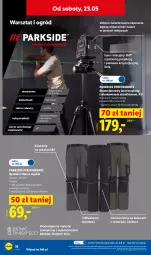 Gazetka promocyjna Lidl - Katalog ważny od 18.05 - Gazetka - ważna od 23.05 do 23.05.2026 - strona 46 - produkty: Parkside, Ser, Por, Mop, Przewód, Finish, LANA, Torba, Spodnie, Laser krzyżowy, Ogród, Akumulator